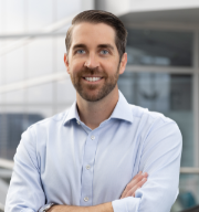Man In Blue Shirt Smiling